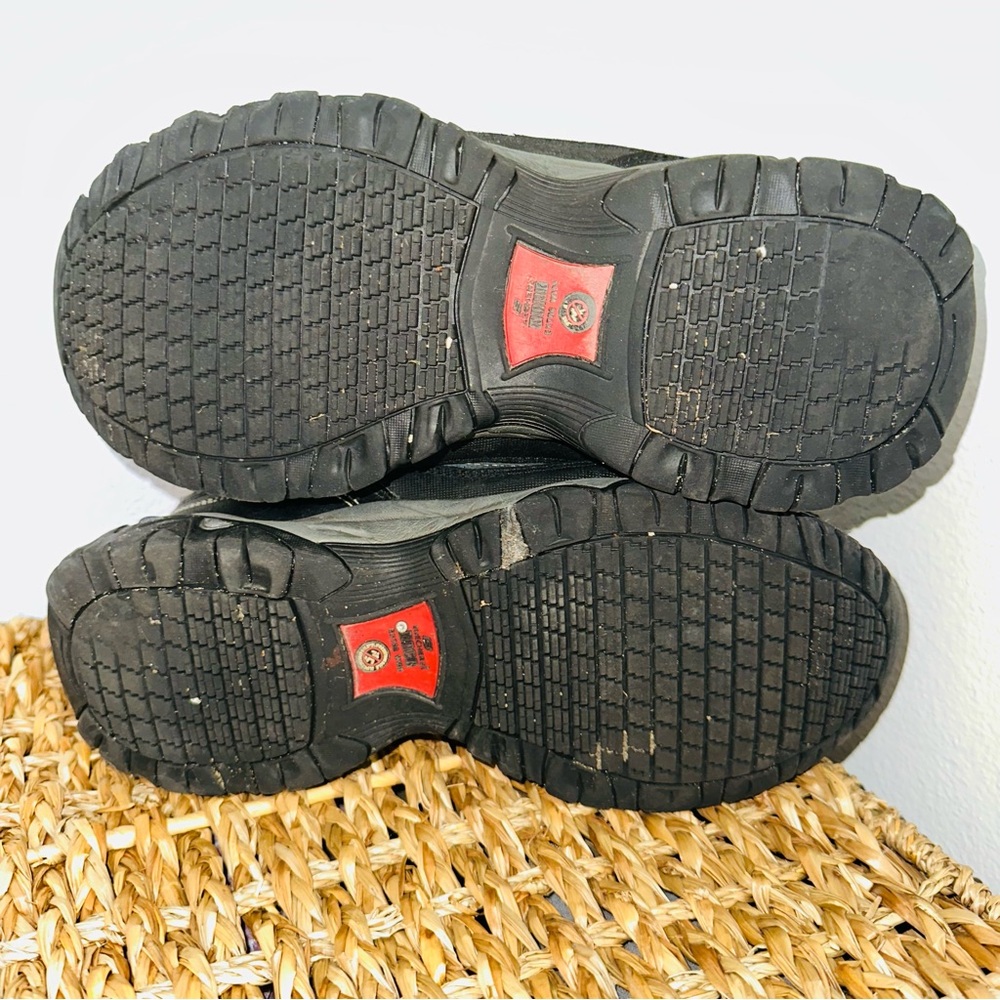 Skechers Holdredge Rebem Steel Toe EH Work Boots Men's 9.5 W Black/Charcoal - Picture 11 of 12